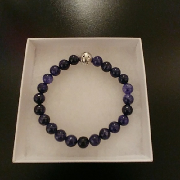 Sodalite Stone Bracelet - Picture 2 of 8